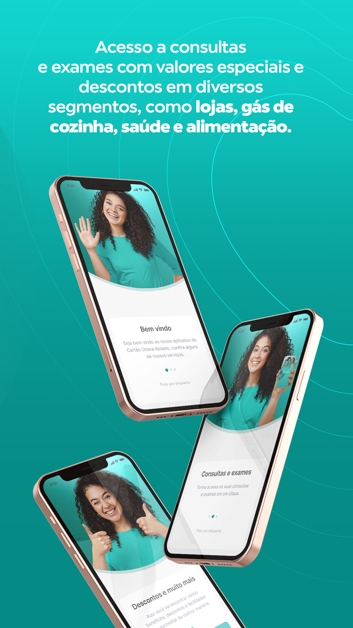 Cartão Oitava Rosado