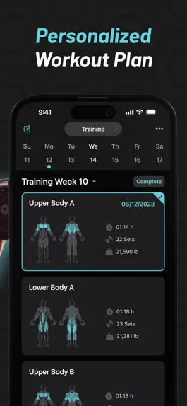 Game screenshot MyFitCoach Gym Workout Planner apk