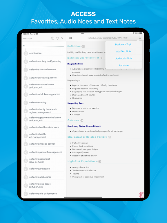 Screenshot #5 for Manual of Nursing Diagnosis