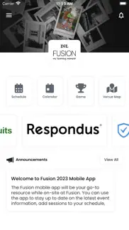 d2l fusion iphone screenshot 2