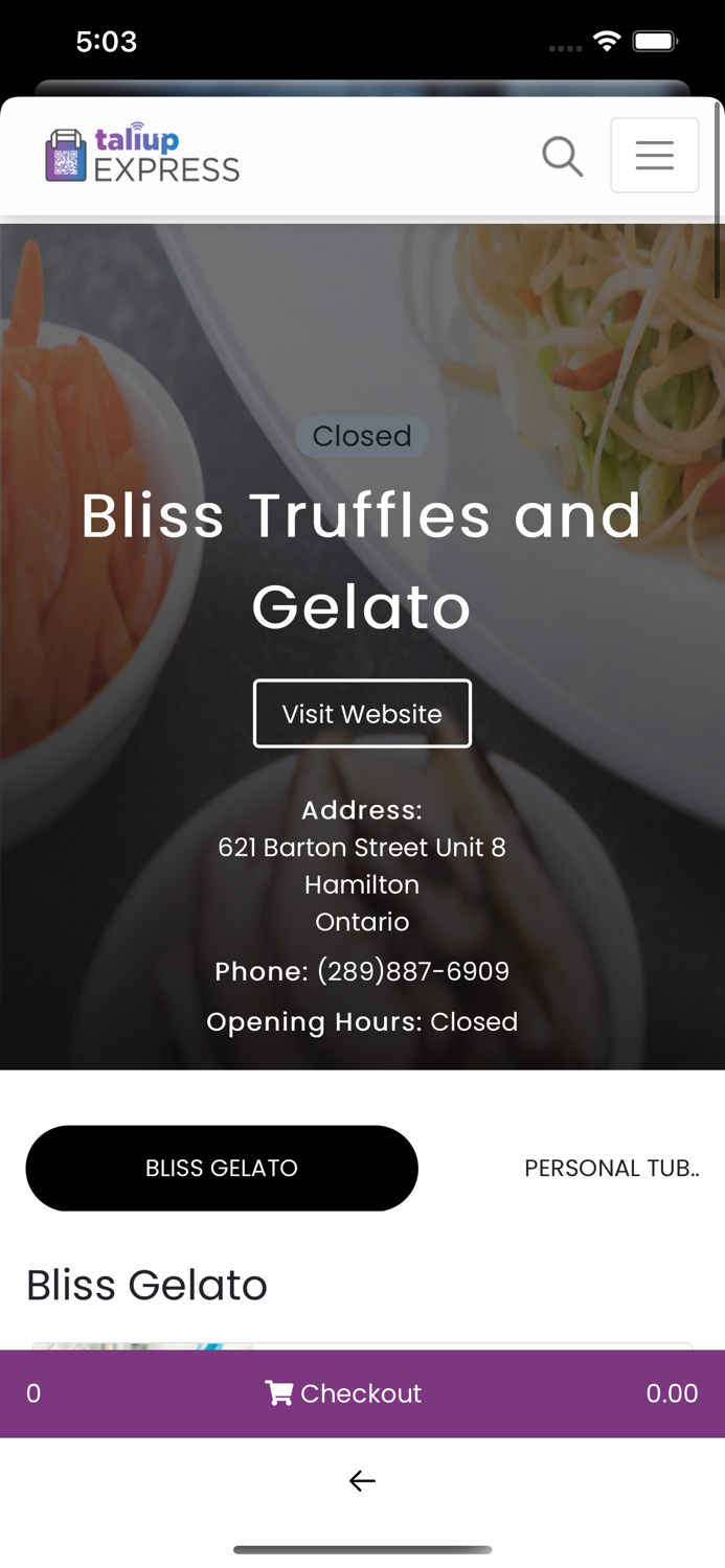 Bliss Truffles and Gelato