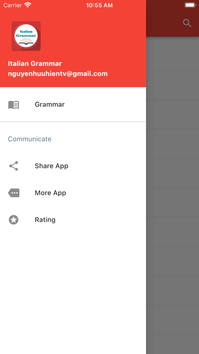 Italian Grammar Screenshot