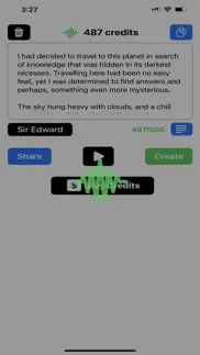 ai voice clone text to speech iphone screenshot 2