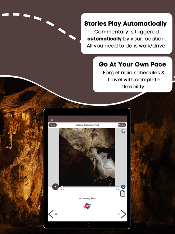 Screenshot #6 pour Carlsbad Cavern Audio Guide