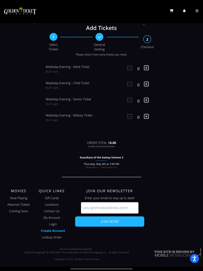 Golden Ticket Cinema