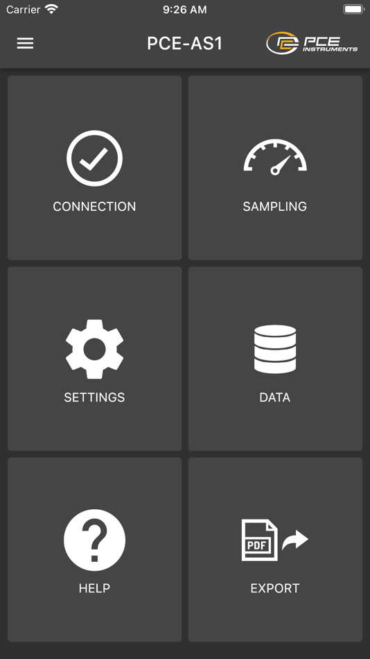 #1. PCE-AS1 (iOS) 由: PCE Instruments