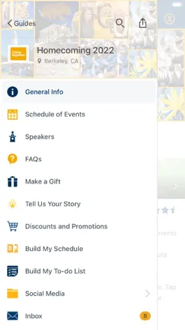 Game screenshot UC Berkeley / Cal Event Guides apk