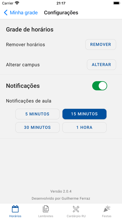 Nossa UFSC Screenshot