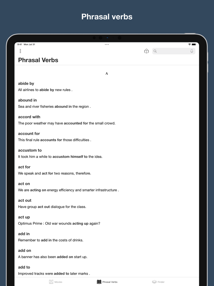 Phrasal verbs through stories