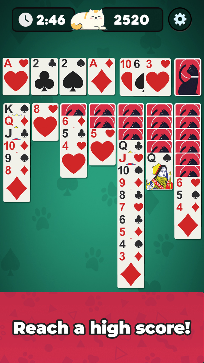 Cat Klondike Solitaire