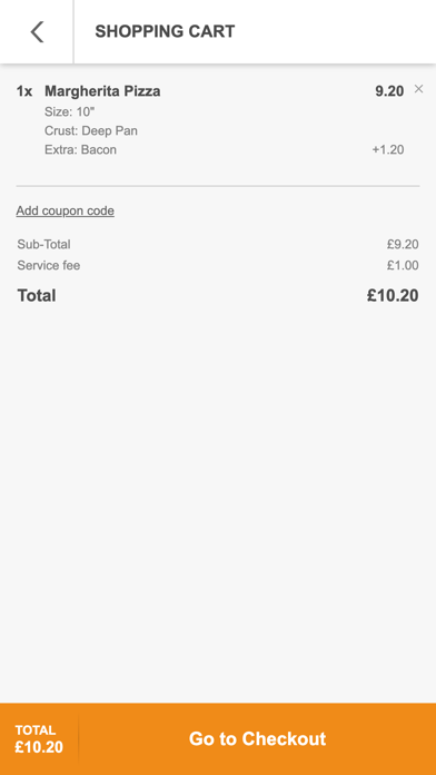 Delishaz Pizzeria York Screenshot