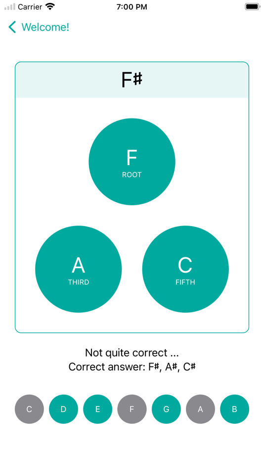 #4. Triad Quiz: Chord Construction (iOS) 由: Danial Sanjrani