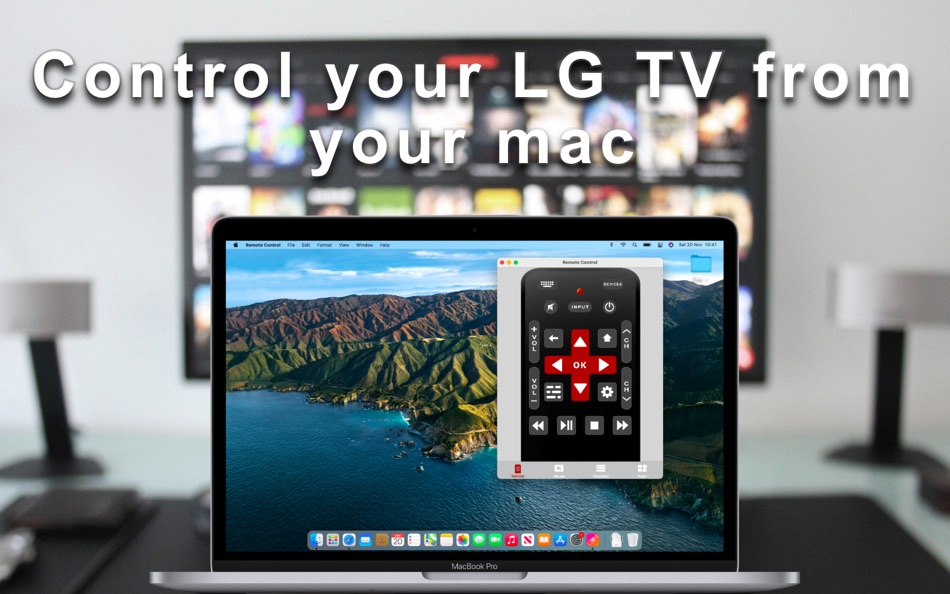 #1. Remote Control for LG Smart TV (macOS) 由: John Benson