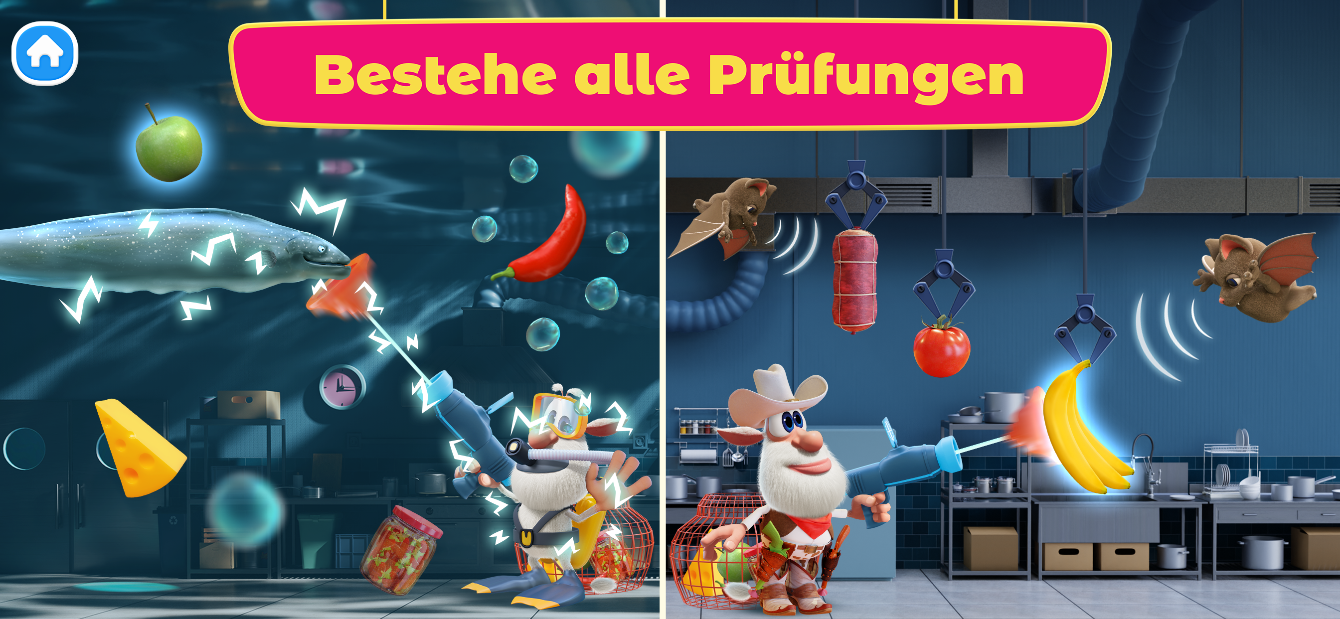 Booba Küchen: Kochen Spiele!