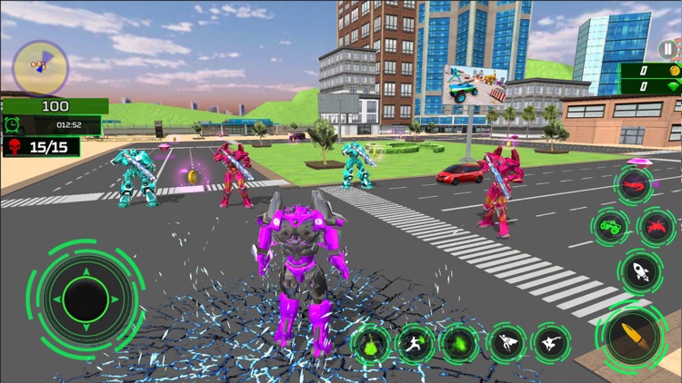 Spider Crane Robot Shooting 3D