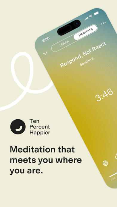 Ten Percent Happier Meditation Screenshot