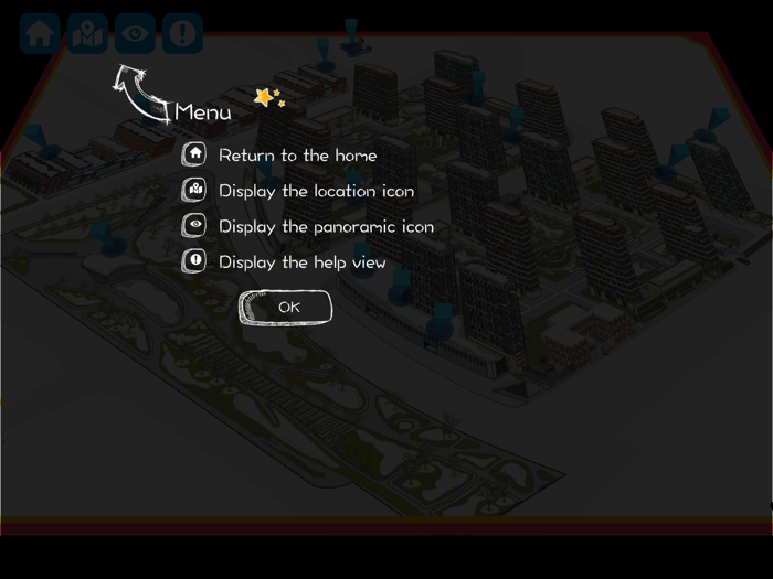 Winter Olympic Village AR Map