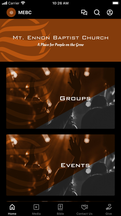 Mount Ennon Baptist Church Screenshot