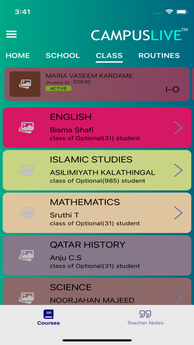 MES Qatar School Screenshot