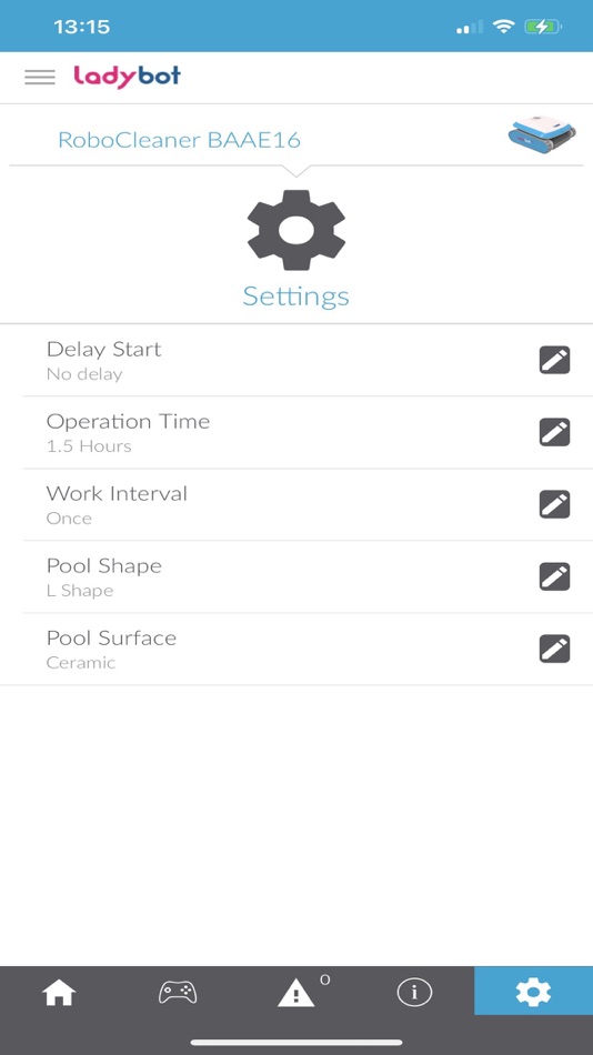 #7. LadyBot (iOS) Podle: BWT ROBOTICS POOL & SPA LTD