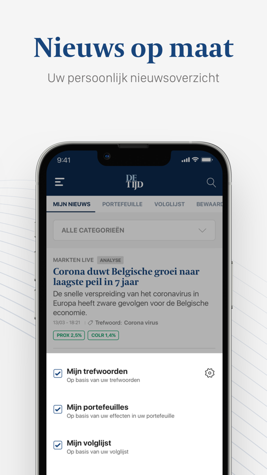 #6. De Tijd (iOS) By: Mediafin