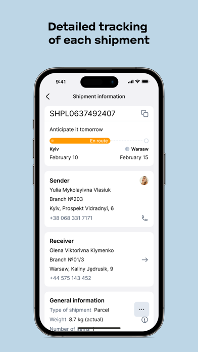 Nova Post: Delivery & Tracking Screenshot