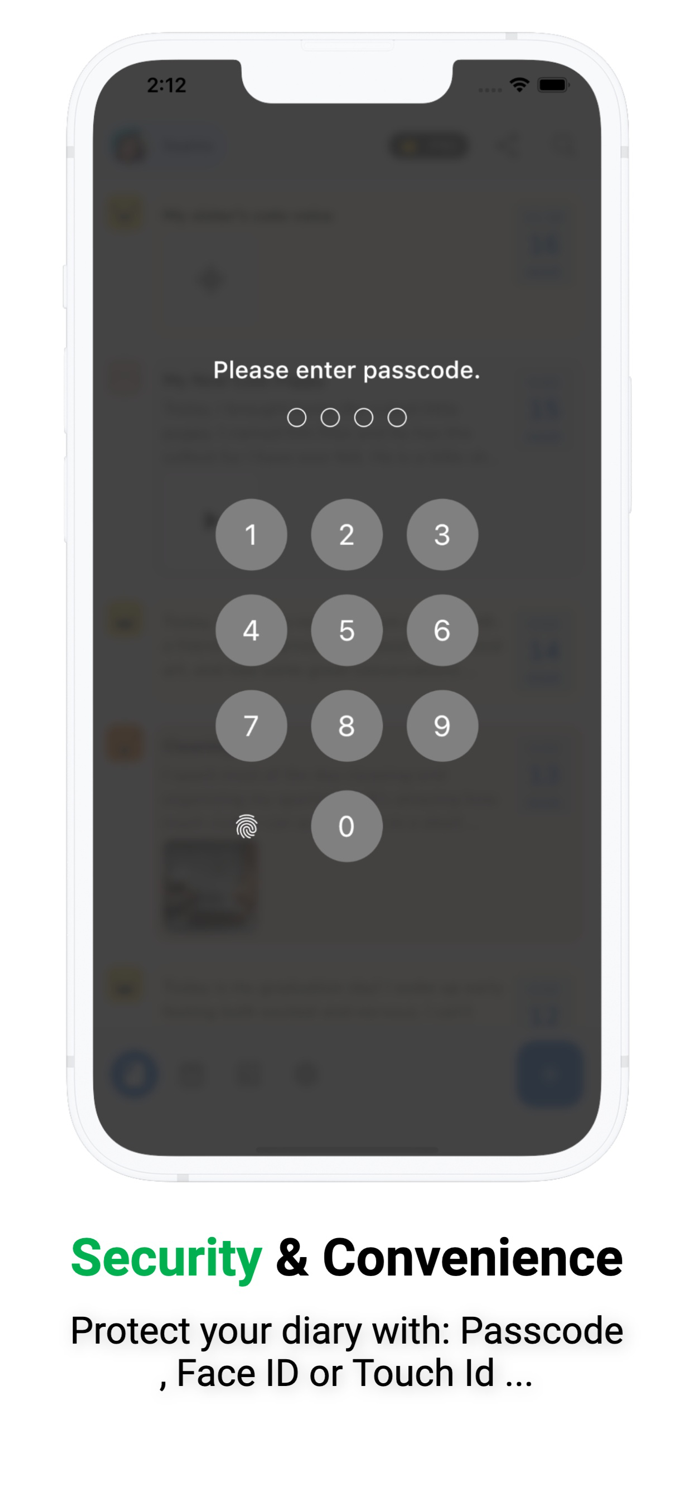 Diary with Lock Daily Journal