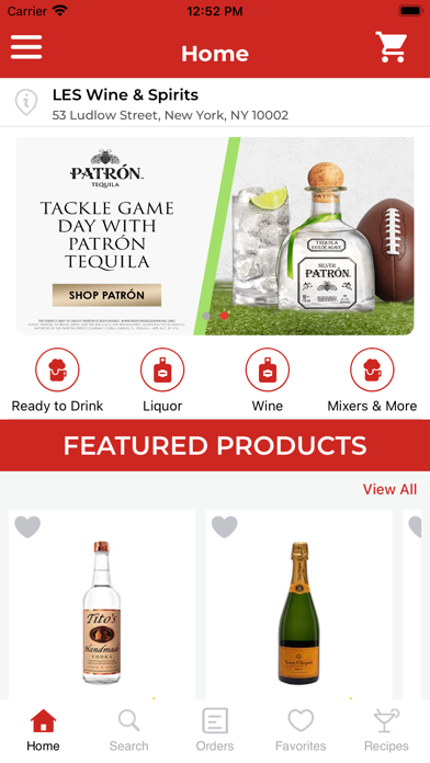 LES Wine & Spirits Screenshot
