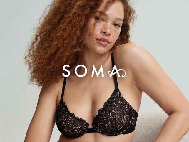 Soma Embraceable Signature Lace Bikini, Beloved Spot Mini Black