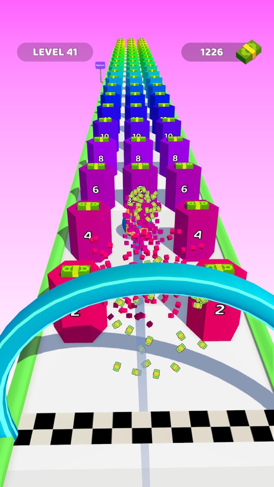 #3. Rolling Paint Runner (iOS) 由: Ozkan Yildiz