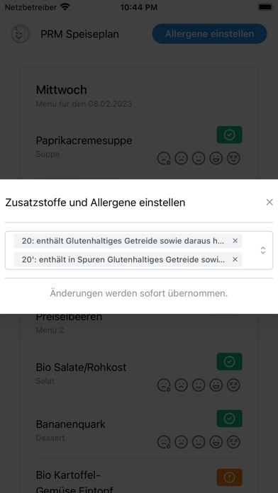 PRM-App Screenshot