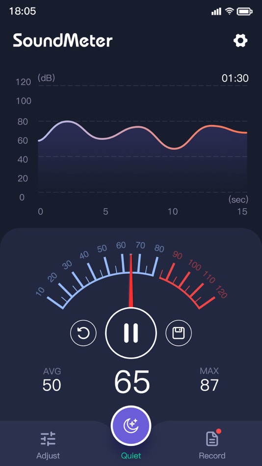 Sound Meter dB - 1.2.2 - (iOS)