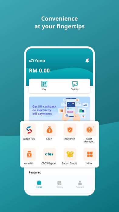 YONO Financial Marketplace Screenshot