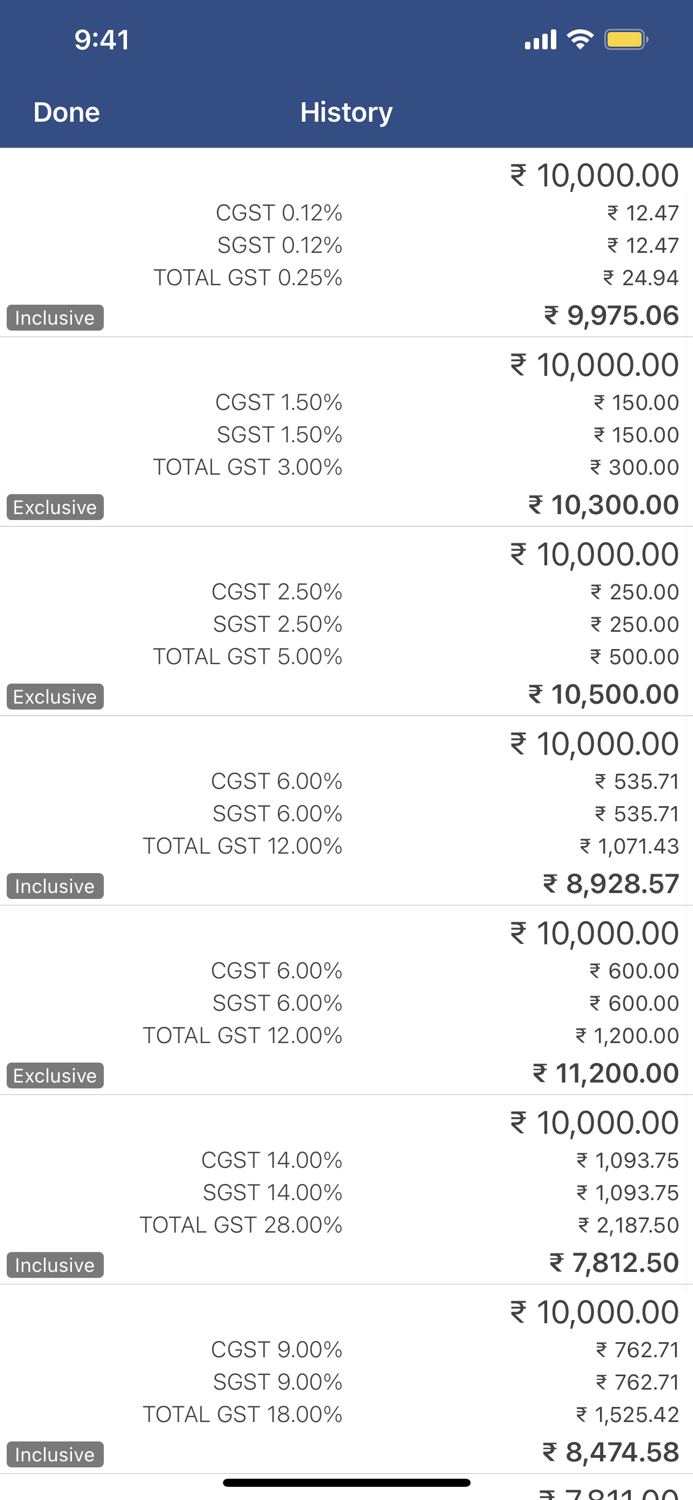 GST App - Search Verify and Save