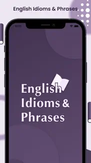 idioms and phrases - english iphone screenshot 1