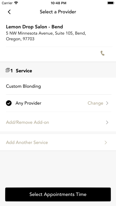 Lemon Drop Salon Screenshot