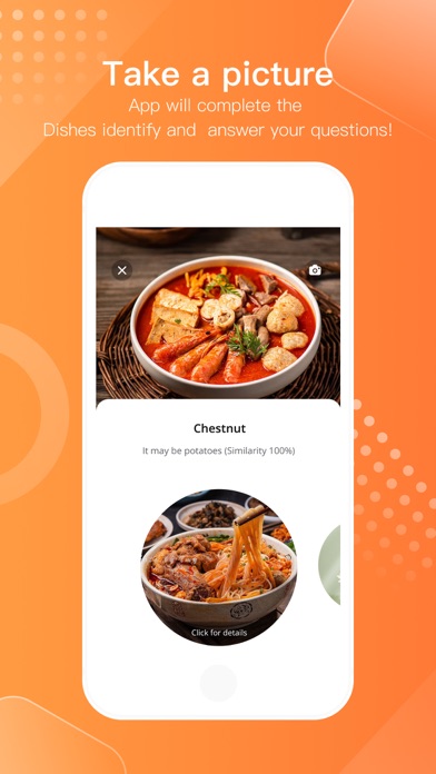 DishSnap - identify dish names Screenshot