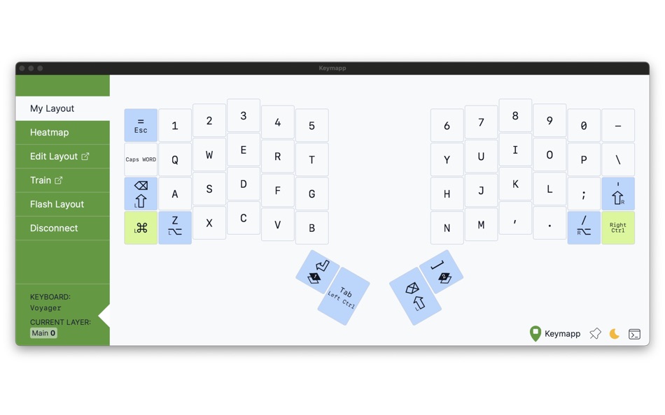 #6. ZSA Keymapp (macOS) Podle: ZSA Technology Labs