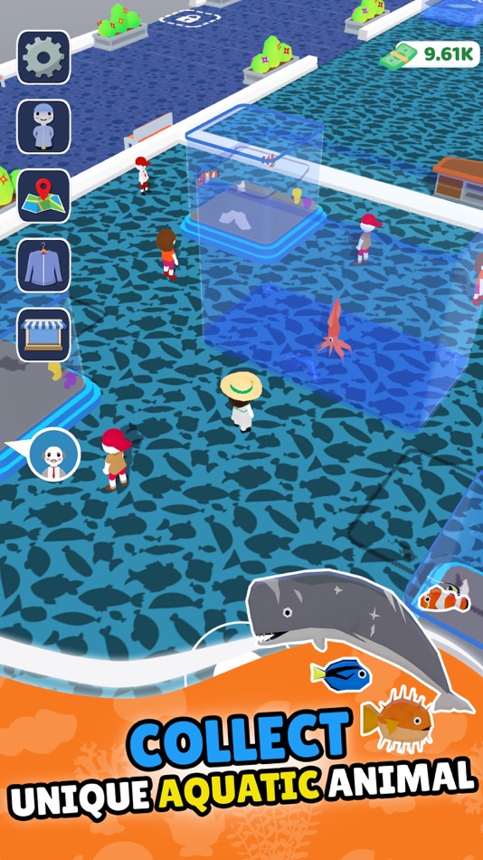 #1. My Idle Aquarium - Sea Zoo (iOS) 由: Akhir Pekan Studio