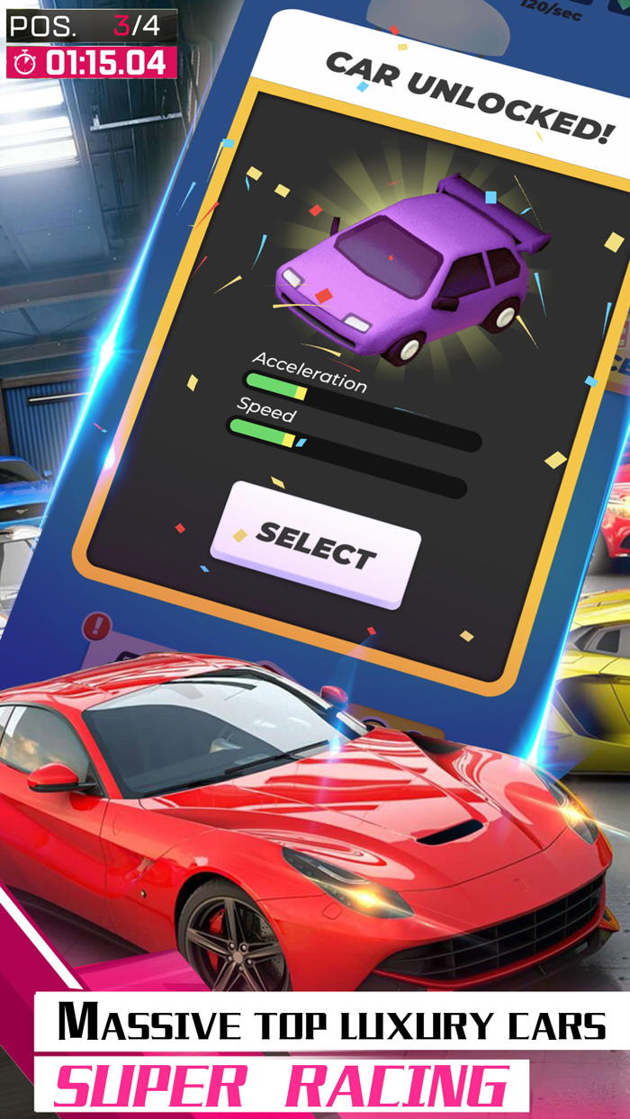 speed racing：race games