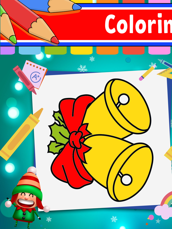 Christmas Colouring book Games