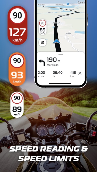 TomTom GO Ride: Motorcycle GPS Screenshot