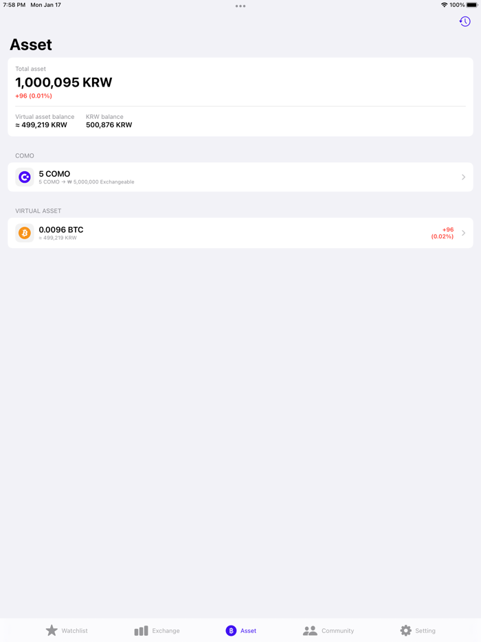 comoto - Coin mock investment