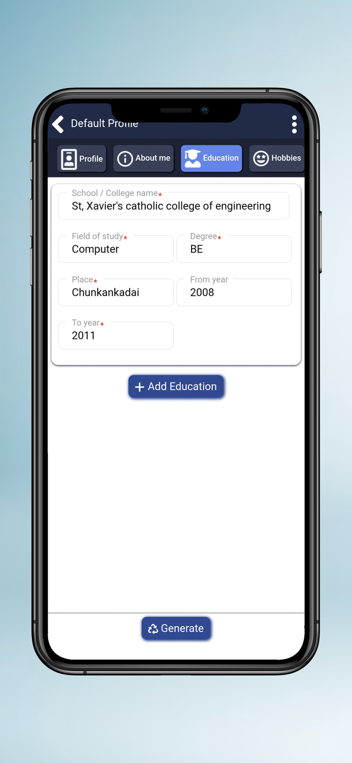 Resume maker - resume tool