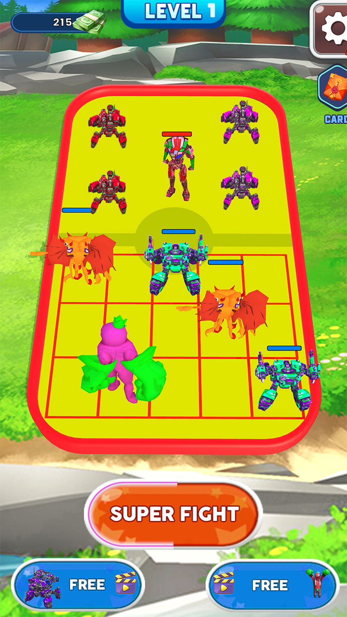 Superhero Merge Monster Fight