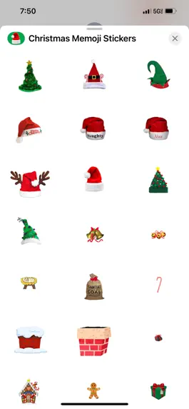 Game screenshot Christmas Memoji Stickers apk