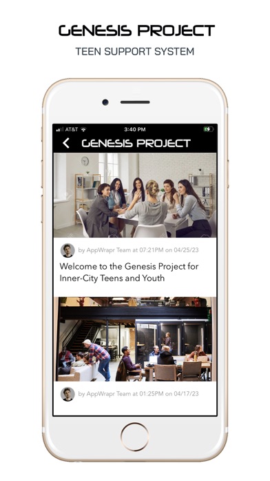 Genesis Project App Screenshot