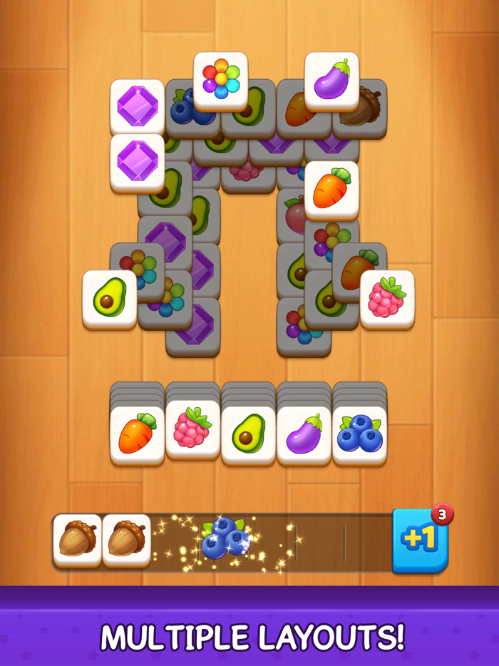 Tile Match Fruit Pet Connect