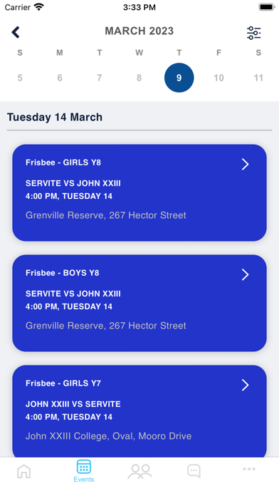 MG Sport & Cocurricular Screenshot