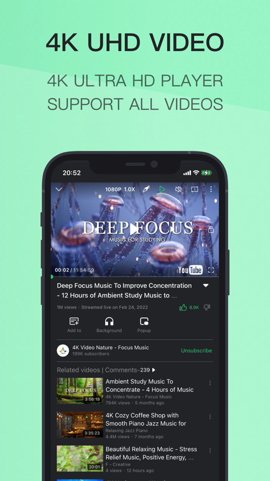 #4. TubeMax:Video and Music Player (iOS) 由: 翠英 麦